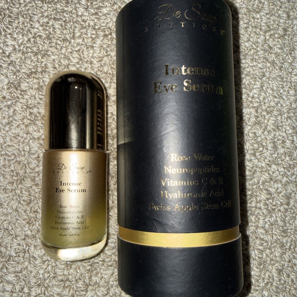 De Soap Boutique Intense Eye Serum Luxury Skin Care NEW Rose Water